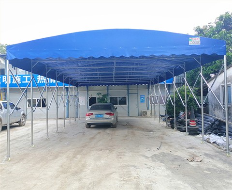 工程施工遮阳雨棚
