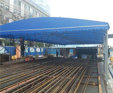 工程施工遮阳雨棚